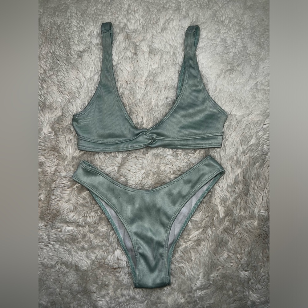 Sage Green Bikini Set